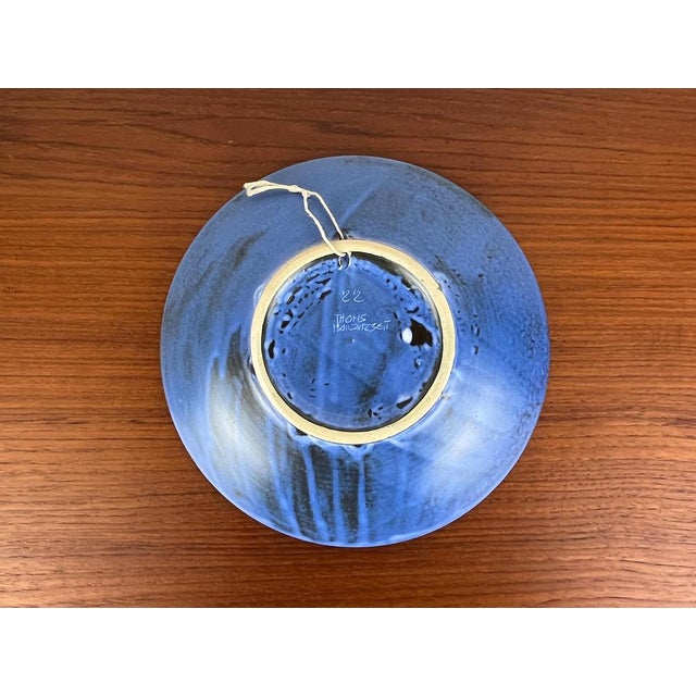 Ceramic Mid-Century German Studio Pottery Wall Plate from Thoms Keramik, 1960s For Sale - Image 7 of 16