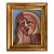 Jose Bernal 1947 Abstract Oil Painting on Canvas "Opera Singer" For Sale