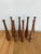 Antique Hand Carved Indian Club Pins & Exercise Weights - Set of 8 For Sale - Image 13 of 15