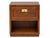 Wood Pair of Vintage Henredon Campaign-Style Nightstands/End Tables For Sale - Image 7 of 12