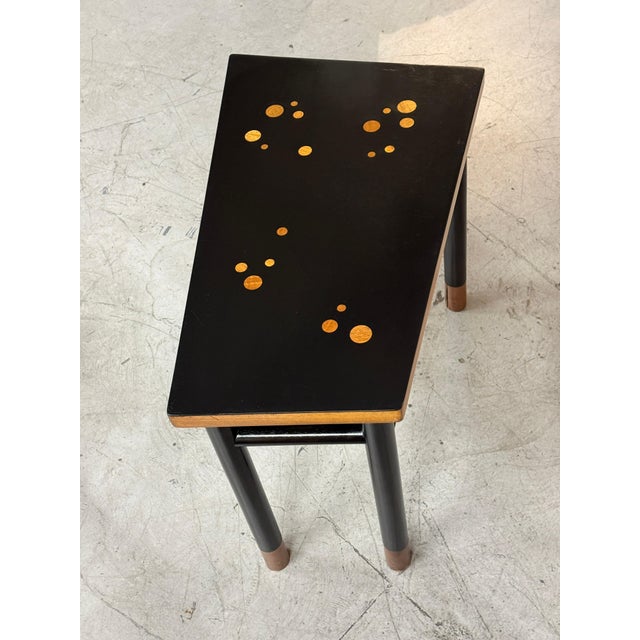 Edward Wormley for Dunbar Custom Rare Asymmetric Constellation Inlaid Table 60’s For Sale - Image 13 of 18