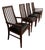 Mid-Century Modern Lane Scandia First Edition Walnut Dining Chairs - Set of 4 For Sale