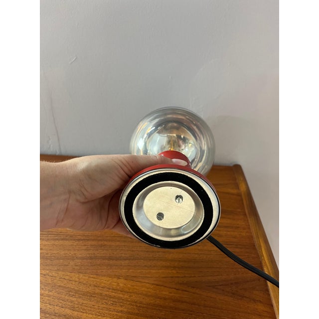 Red Big Globe Table Lamp by Motoko Ishii for Staff For Sale - Image 9 of 11