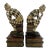 Vintage 1920's's Pair of French Harlequin or Jester Figure Book Ends For Sale