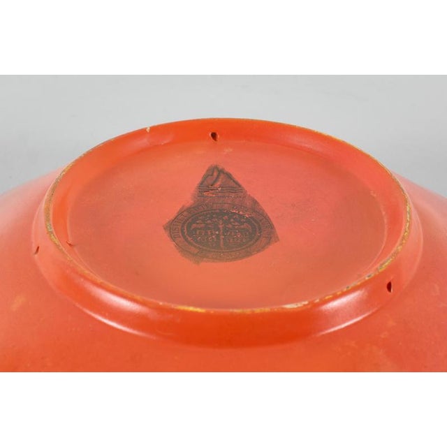 Coppa Aurum Centerpiece in Glazed Ceramic attributed to G. Andlovitz for Lavenia, Italy, 1930s For Sale - Image 10 of 12