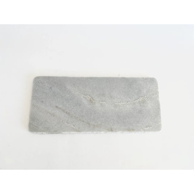 White Marble Slab Serving Tray For Sale - Image 4 of 7