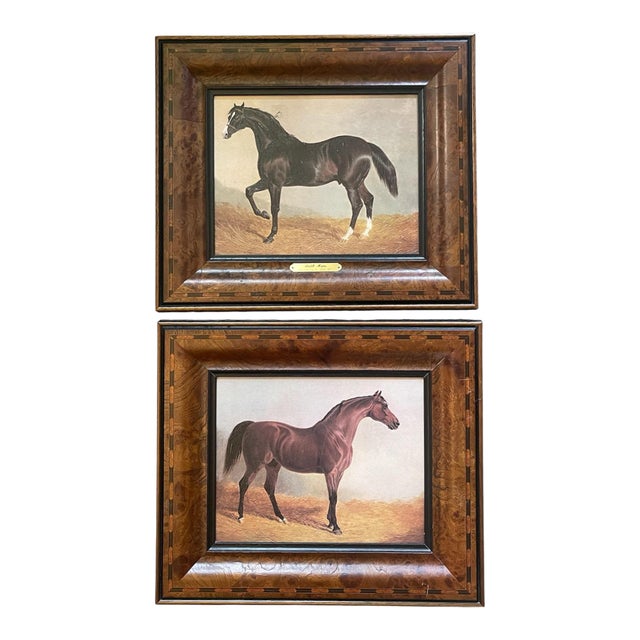 Equestrian Art “Stable Mates” by Benjamin Herring Sr Denunzio Reproduction For Sale