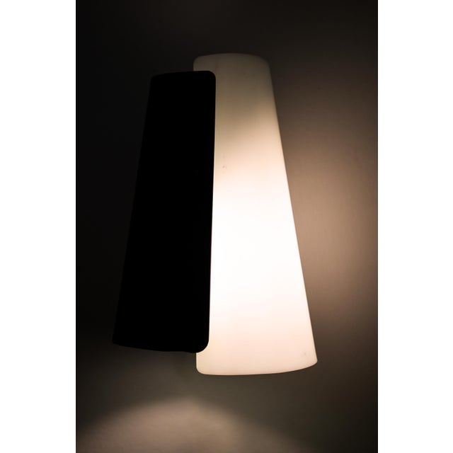 Wall Lamps in Copper and Acrylic Glass attributed to Hans Bergström, 1940s, Set of 2 For Sale - Image 6 of 7