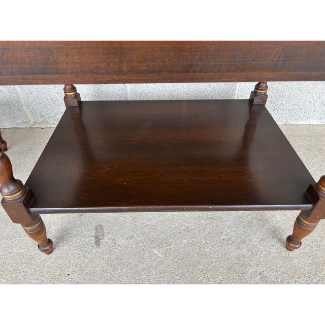 Hitchcock Harvest Maple Single Drawer Side/End Tables - A Pair For Sale - Image 9 of 10