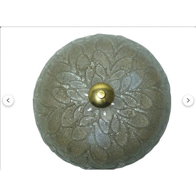 1970s Hollywood Regency Flush Mount from Barovier & Toso, 1970s For Sale - Image 5 of 11
