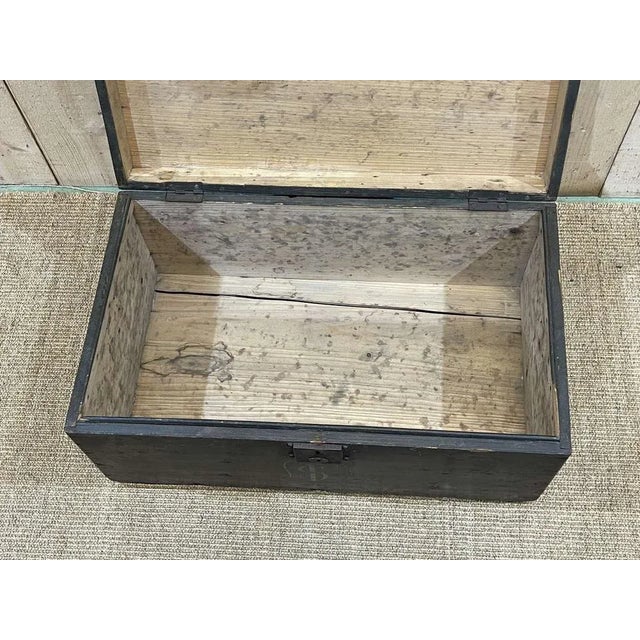 Wood 20th Century Travel Trunk For Sale - Image 7 of 13