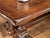 Rustic Italian Rustic Tuscan Solid Walnut Trestle Dining Table For Sale - Image 3 of 4