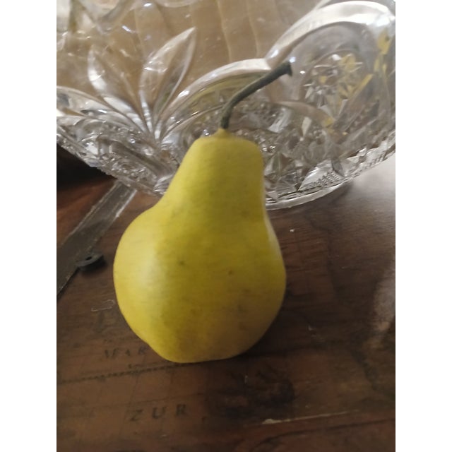 Mid 20th Century Italian Alabaster Stone Fruit - Pear & Lemon For Sale In Naples, FL - Image 6 of 8