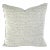 Perennials Rock Steady in White Sands Pillow Cover - Euro Sham - Gray and White Textured Speckle Outdoor Cushion Cover For Sale