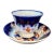 Mid 19th Century Gaudy Welsh Cup & Saucer For Sale