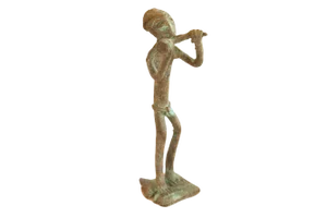 Vintage African Oxidized Copper Man Eating