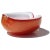 Glass Vintage Murano Barbini Orange White Gold Flecks Italian Art Glass Midcentury Bowl Ashtray Dish For Sale - Image 7 of 9