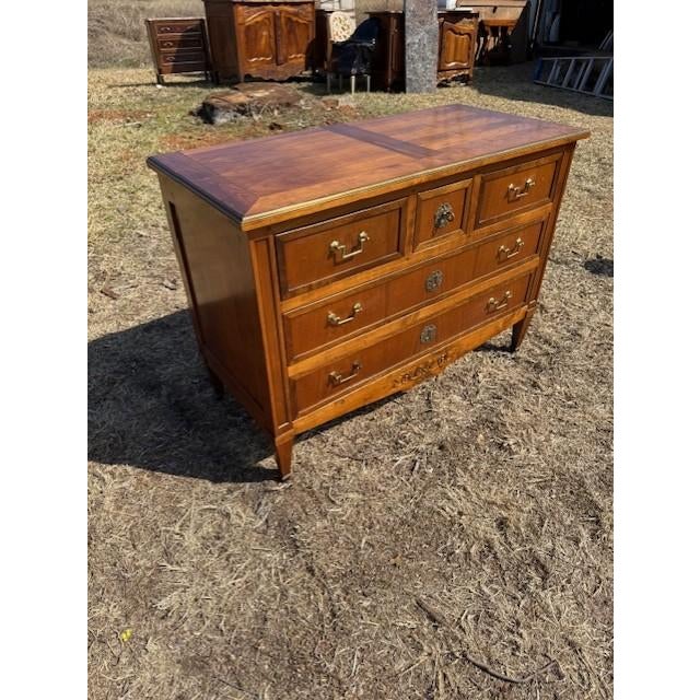 19th Century Louis XVI Walnut Chest of Drawer / Commodes For Sale - Image 9 of 17