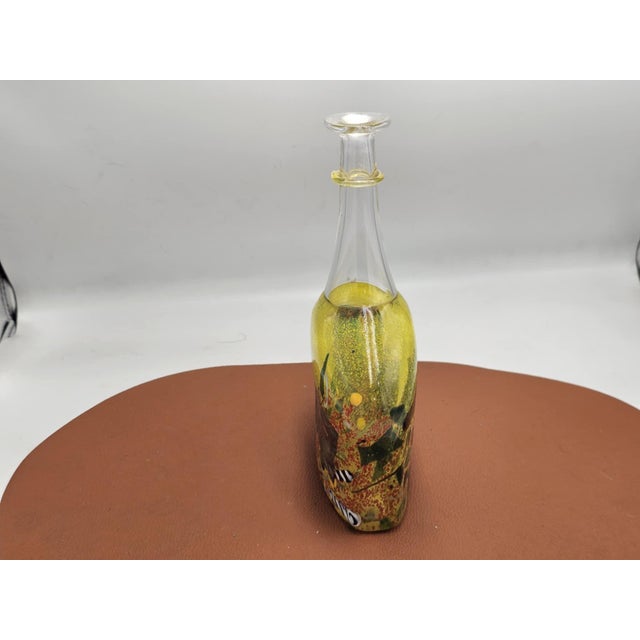 Satellite Glass Bottle Vase by Bertil Vallien for Kosta Boda, 1960s For Sale - Image 3 of 8
