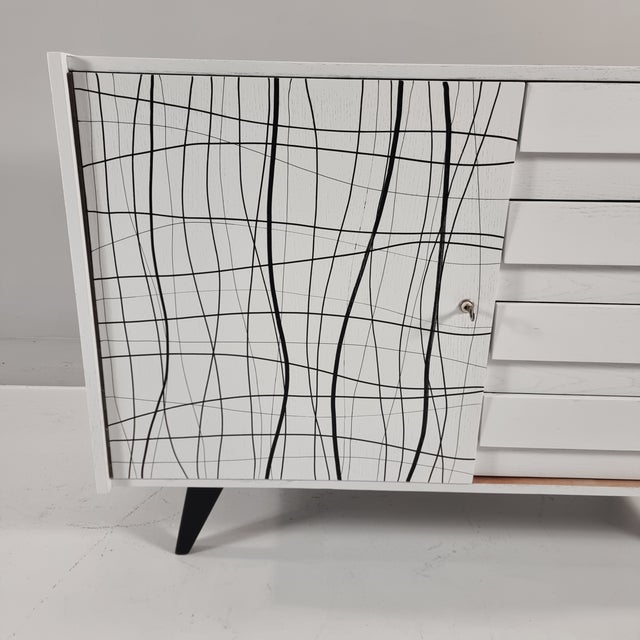 Vintage Commode in Oak, 1960s For Sale - Image 11 of 12