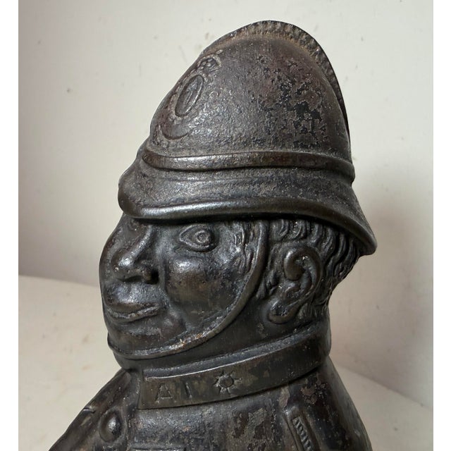 Rare Antique 2 Face Every Copper Helps Sydenham & McOustra Cast Iron Still Bank For Sale - Image 10 of 12