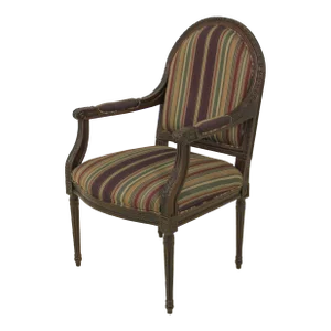 French Louis XV Style Upholstered Armchair