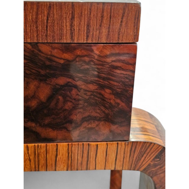 Wood Art Deco Writing Desk, 1930s For Sale - Image 7 of 17