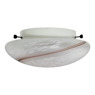 1970s Murano Glass Three-Light Ceiling/Wall Lamp, Italy For Sale