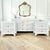 1980s Lexington Henry Link Wicker Coastal Bedroom Set | Dresser, Mirror & Nightstands For Sale - Image 14 of 14