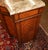 1920's French Louis XVI Style Marble Top Satinwood Inlaid Chest Dresser Commode For Sale - Image 14 of 15