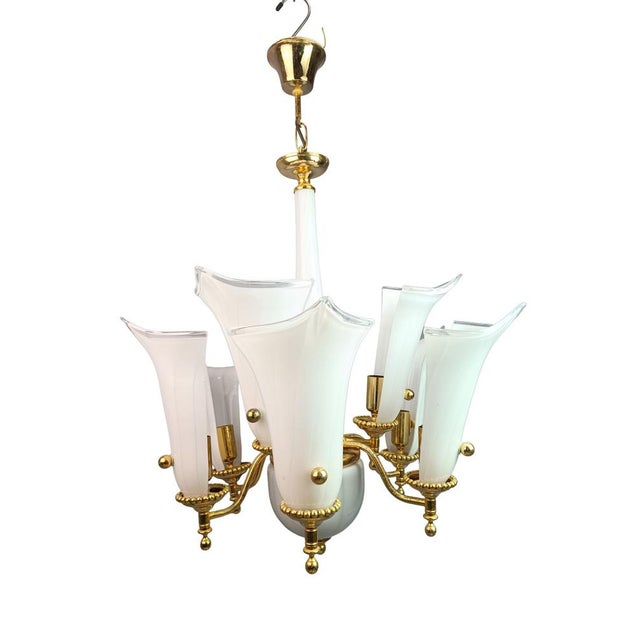 Large Tulip Lamp, 1950s For Sale - Image 7 of 10