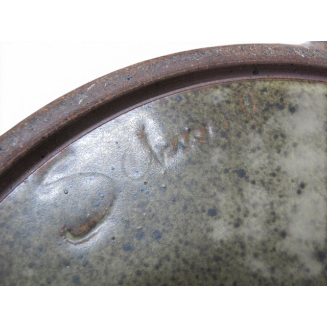 Wally Schwab Large Cake Dome Dessert Serving Dish W/Lid Pacific Nw Pottery For Sale - Image 17 of 17
