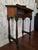 Early 20th Century Gothic Walnut Altar Table, Antique Colonial Revival Lectern, Original Casters For Sale - Image 5 of 6