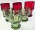 Holiday Lowball Glasses- Set of Six For Sale - Image 6 of 12