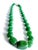 Large Green Aventurine Statement Necklace | Knotted Silk Cord | 304 Stainless Steel Clasp | Bold Green Gemstone Beaded Necklace For Sale - Image 4 of 10