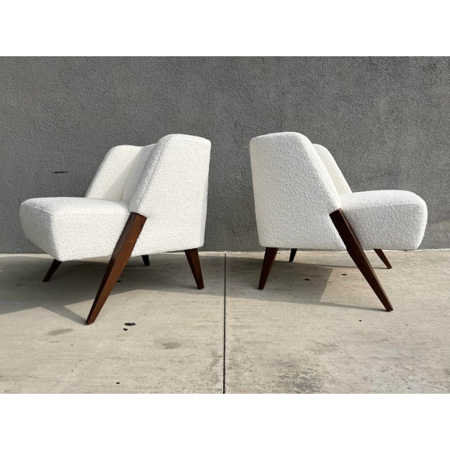 Pair of Ruth Lounge Chairs by Dosbananos in the Style of Gio Ponti ...