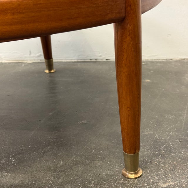 Round Coffee Table from Scapinelli, 1950s For Sale - Image 4 of 10