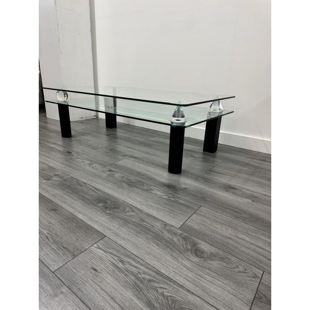 Two-Tiered Architecture Coffee Table by Lella and Massimo Vignelli, 1970s For Sale - Image 6 of 11