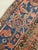 Antique Persian Heriz Carpet Handmade Wool Oriental Rug, Rust, Navy, Light Blue For Sale - Image 4 of 18