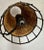 Paul Mayen Habitat Style Black Wire & Woven Rattan Lamp, 1960s For Sale - Image 10 of 13