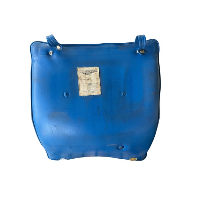 Mid 20th Century Pair of Campaign "X" Wrought Iron and Oak Bar Stools After Cleo Baldon by Continental Metal Furniture Co For Sale - Image 13 of 13