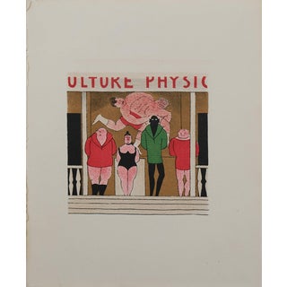 Lucien Boucher, La Culture physique, Lithograph For Sale