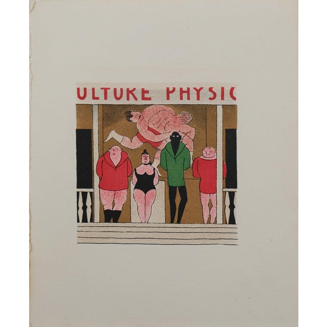 Lucien Boucher, La Culture physique, Lithograph For Sale