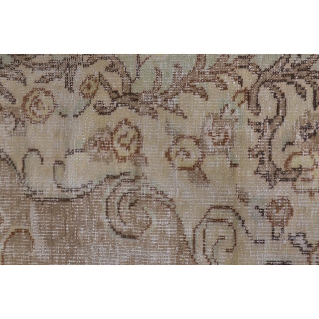 Oushak Geometric Rug, 1960s For Sale - Image 4 of 10