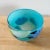 Vintage Mouth Blown Glass Bowl With Millefiori in Blue For Sale - Image 4 of 7