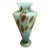 Vintage Murano Lavorazione Blue Green Brown Vase Made in Italy For Sale