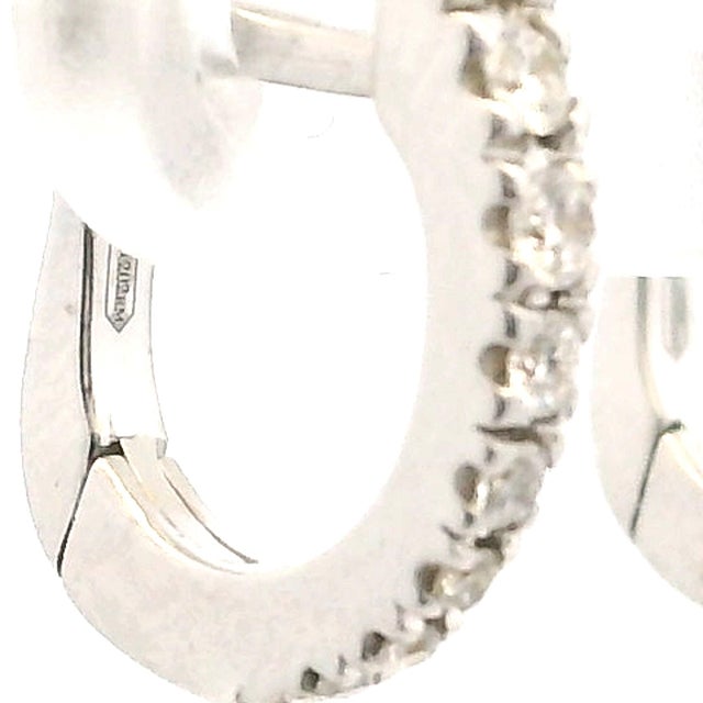 Casato Gioielli Italian 18k White Gold Diamond Art Deco Revival Chandelier Earrings, Pair For Sale - Image 10 of 13