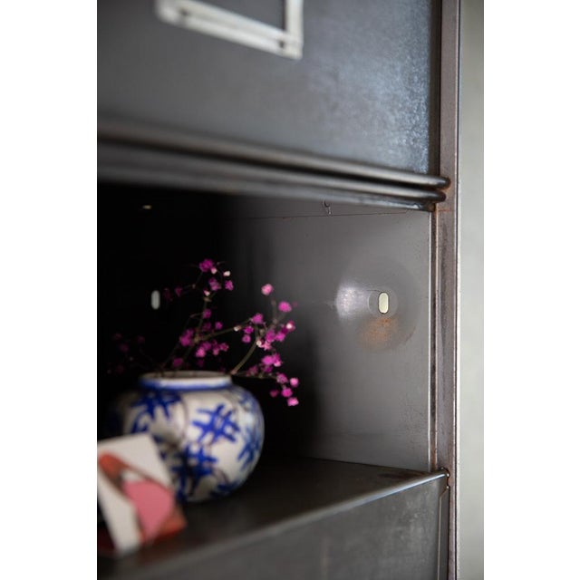Metal Cabinet with Flap from Roneo, 1950s For Sale - Image 9 of 10