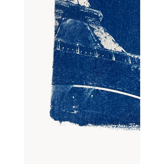 “Full Moon and Eiffel Tower" Giclee From Cyanotype by CKB For Sale In Monterey, CA - Image 6 of 6