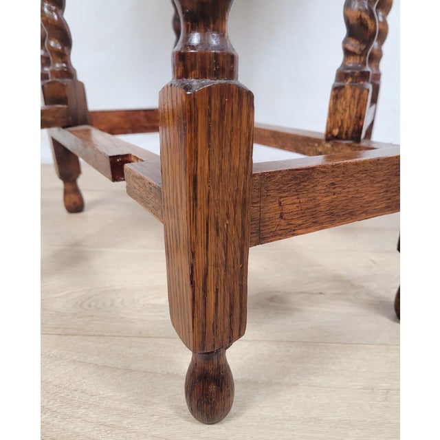 Antique 19th Century Barley Twist Drop Leaf Gate Leg Occasional Table For Sale - Image 18 of 18